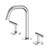 Mecca Basin Set Edge Spout Brushed Nickel