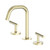 Mecca Basin Set Edge Spout Brushed Gold