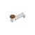 Bath Bend Pop Down Brass Plug And Waste With Connector Brushed Bronze