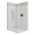 Fortiva Stravo 2W Tile Wall LH Shower 1200 x 1000mm Matte Black