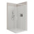 Fortiva Vello 2W Flat Wall LH Shower 1200 x 1000mm Matte Black