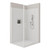 Fortiva Stravo 2W Flat Wall RH Shower 1200 x 1000mm Gunmetal