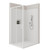 Fortiva Claro T Screen 2W Tile Wall RH Shower 1200 x 1000mm Gunmetal