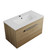 Zara Wall Hung Vanity 1 Drawer Melamine 765 x 468 x 465mm Z75DWHM