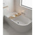 Sereno Gradi Left Hand Bath 1500mm Gloss White