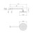 Tate Wall Mounted Rain Head (450mm) Custom