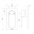 Teel Shower / Wall Mixer SwitchMix Fit-Off Kit Chrome Lead Free