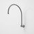 Liano II Caroma Upswept Shower Arm Gunmetal