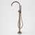 Liano II Freestanding Bath Filler With Hand Shower Brushed Bronze Sales Kit