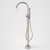 Liano II Freestanding Bath Filler With Hand Shower Brushed Nickel Sales Kit