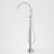 Liano II Freestanding Bath Filler With Hand Shower Chrome Sales Kit