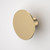 Liano II Wall Hook Large Brushed Brass