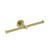 Pari Toilet Roll Holder Double Brushed Brass