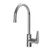 Orange Sink Mixer High Spout Chrome Finish