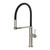 Designer Sink Mixer Blix Flexi Hose 220mm Round Brushed Nickel