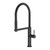 Designer Sink Mixers Blix Sink Mixer Flexible Hose 220mm Round Matte Black Lead Free