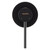 Circo Premium Mains Pressure Shower Mixer With Textured Handle Black DZR Brass