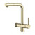 Circo Premium Sink Mixer With Water Filter Pullout Head Brushed Gold