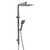 Mini Mia Shower Centre Square Heads Gun Metal