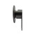 Mini Mia Shower Mixer 35mm Gun Metal DZR Brass