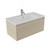 Fucina Vanity Wall 900 1 Taphole Polymarble Top 1 Drawer Seasoned Oak