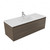 Fucina Vanity Wall 1200 1 Taphole Polymarble Top 1 Drawer Charred Oak Organic
