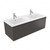 Fucina Vanity Wall 1200 2 Taphole Polymarble Double Bowl 1 Drawer Bullet