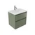 Fucina Vanity Wall 600 1 Taphole Vitreous China Top 2 Drawer Green Slate