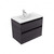 Fucina Vanity Wall 760 1 Taphole Vitreous China Top 2 Drawer Fiordland Elm Wilderness