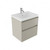 Fucina Vanity Wall 600 1 Taphole Polymarble Top 2 Drawer Dawn Grey