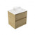 Fucina Vanity Wall 600 Motion E Stone Top 2 Drawer French Oak Velvet