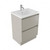 Fucina Vanity Floor 600 1 Taphole Polymarble Top 2 Drawer Dawn Grey