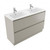 Fucina Vanity Floor 1200 2 Taphole Polymarble Double Bowl 2 Drawer Dawn Grey