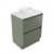 Fucina Vanity Floor 600 White E Stone Top 2 Drawer Green Slate