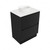 Fucina Vanity Floor 600 Motion E Stone Top 2 Drawer Black Timberland