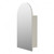 Fucina Mirror Cabinet 500 x 171 x 900mm Left Hand Hinge Dawn Grey