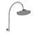 Vivid MKII High-Rise Shower Arm & Rose 250mm Chrome