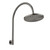 Vivid MKII High-Rise Shower Arm & Rose 250mm Brushed Carbon