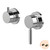 Vivid MKII Shower / Bath Diverter Mixer Chrome