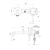 Vivid MKII Wall Basin / Bath Mixer Set Complete Kit 200mm Brushed Gold