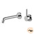 Vivid MKII Wall Basin / Bath Mixer Set Pin Up 200mm Chrome