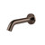 Vivid MKII Wall Basin / Bath Outlet 160mm Curved Brushed Bronze