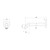 Vivid MKII Wall Basin / Bath Outlet 200mm Curved Chrome