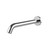 Vivid MKII Wall Basin / Bath Outlet 240mm Curved Chrome