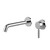 Vivid MKII Wall Basin / Bath Mixer Set Complete Kit 200mm Chrome