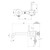 Vivid MKII Wall Basin / Bath Mixer Set Pin Up 200mm Brushed Nickel