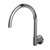 Vivid MKII Wall Sink Outlet 200mm Gooseneck Chrome