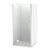 Raya Shower Enclosure Kit 1000 x 1000 3 Sided Flat Chrome Centre Waste