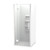 Raya Shower Enclosure Kit 900 x 900 3 Sided Back Moulded Chrome Centre Waste