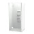 Raya Shower Enclosure Kit 1000 x 900 3 Sided 1000 Door Back Moulded Chrome